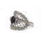 Bague 55 Bague - Or, diamants et saphir 58 Facettes 1189