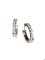 Boucles d'oreilles Boucles d’oreilles créoles en or blanc 18k et diamants 58 Facettes