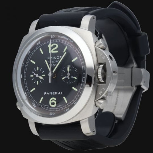 Panerai-klocka Luminor Flyback Rettrapante 58 Facettes MT44593