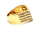 Bague 57.5 Bague Or jaune Diamant 58 Facettes 1907845CN