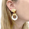 Boucles d'oreilles Boucles d'oreilles transformables Van Cleef & Arpels, or jaune, pierres de couleur. 58 Facettes 35275