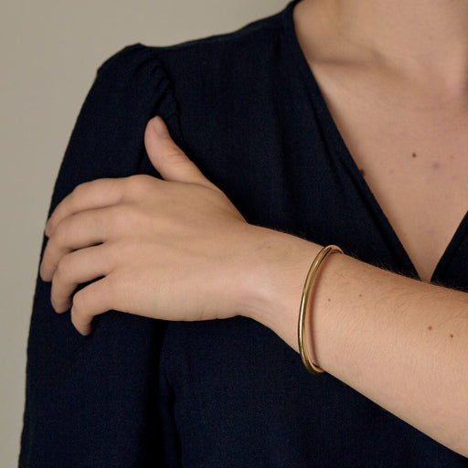 Bracelet Bracelet jonc en or jaune 58 Facettes ENG11200