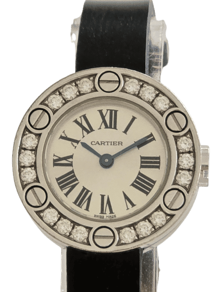 Montre Cartier - Montre Love Diamants Or Blanc 58 Facettes