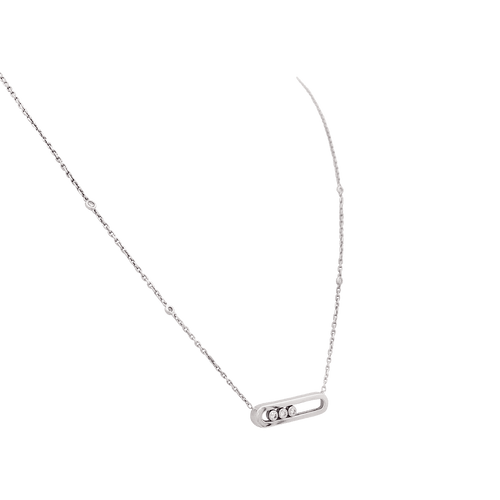 Collier Collier-Sautoir Messika, "Baby Move", or blanc, diamants. 58 Facettes 34538