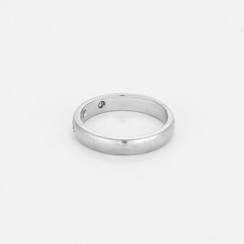 Bague Allliance en or gris 14K diamants 58 Facettes LAV16964