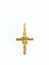 Pendentif Pendentif crucifix INRI en or jaune 58 Facettes