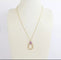 Collier Collier or jaune pendentif goutte pavé de diamants 58 Facettes