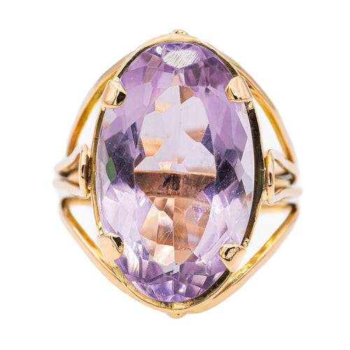 Bague 58 Bague Cocktail Or rose Améthyste 58 Facettes 2905357CN