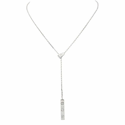 Collier Cartier Collier Love Or blanc Diamant 58 Facettes 4155735CN