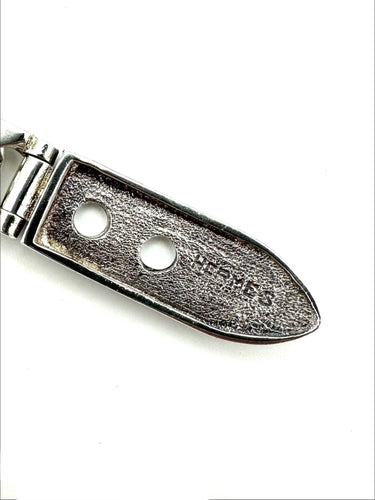 HERMES. Kokoelma "Boucle sellier", vintage rannekoru Hopea MM 