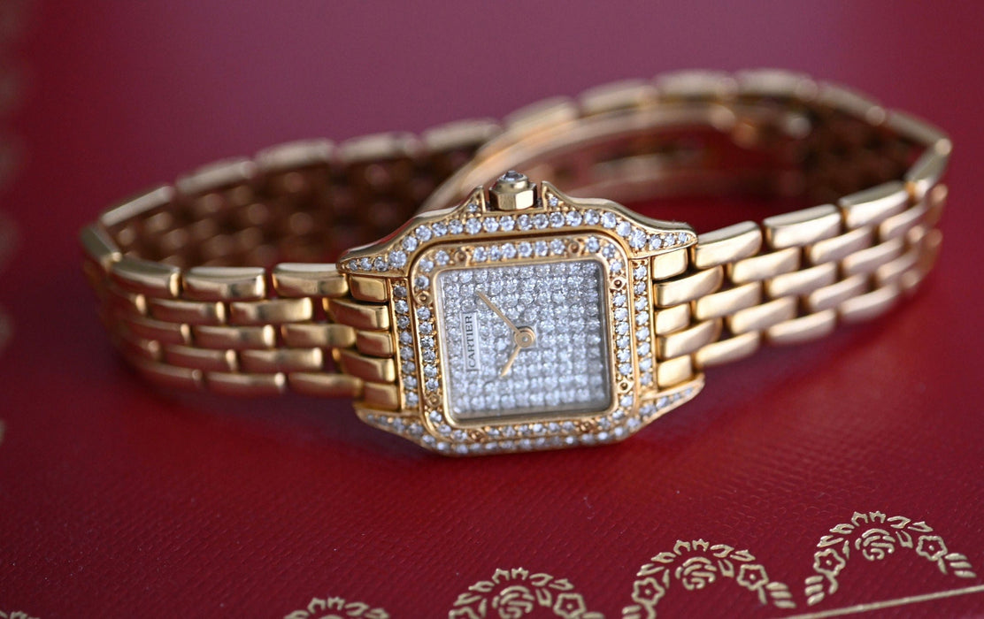 Montre CARTIER - Montre Panthère diamants 58 Facettes