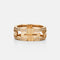 Bague 53 BULGARI - Bague Parentesi en or jaune et diamants 58 Facettes