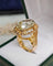 Bague 56 Bague Béryl vert 58 Facettes 599