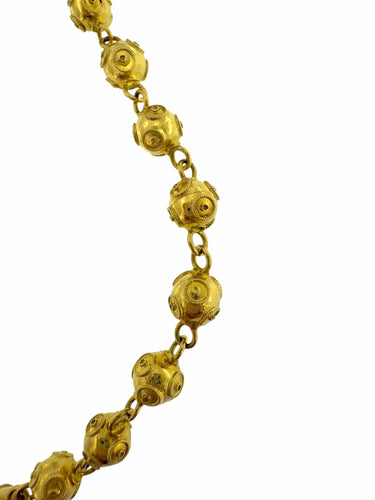 Collier Collier traditionnel portugais or jaune 19 carats 58 Facettes