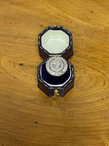 Bague 51 Bague diamants et platine, époque Art Déco 58 Facettes