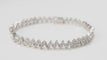 Bracelet 14.5cm Bracelet rivière en or blanc et diamants 58 Facettes 32158