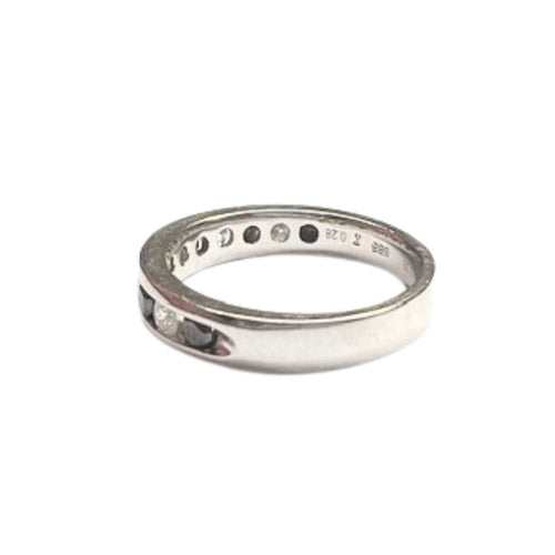 Bague 52 Bague en or blanc et diamants 58 Facettes Q92B(944)