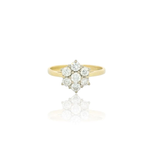 Bague Bague marguerite diamant 58 Facettes 1