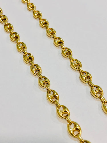 Collier COLLIER GRAIN DE CAFE OR JAUNE 58 Facettes