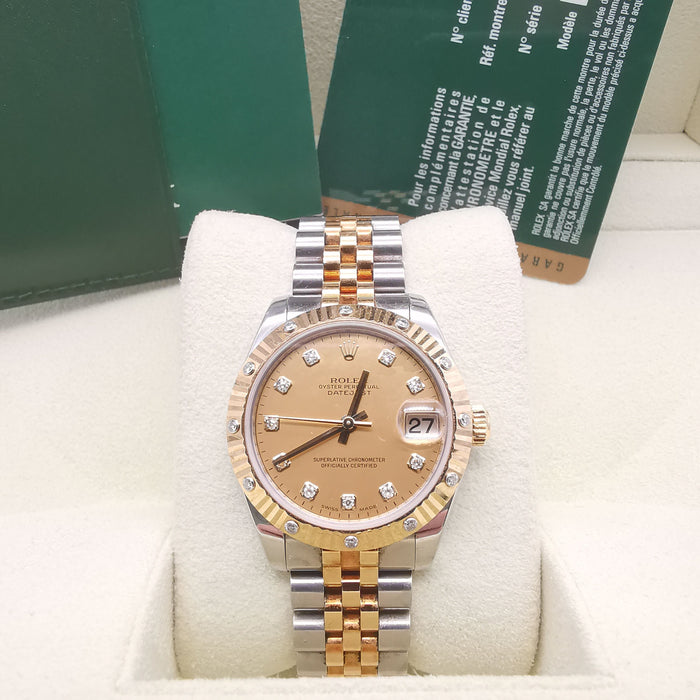 Montre ROLEX - Montre Datejust 31 58 Facettes