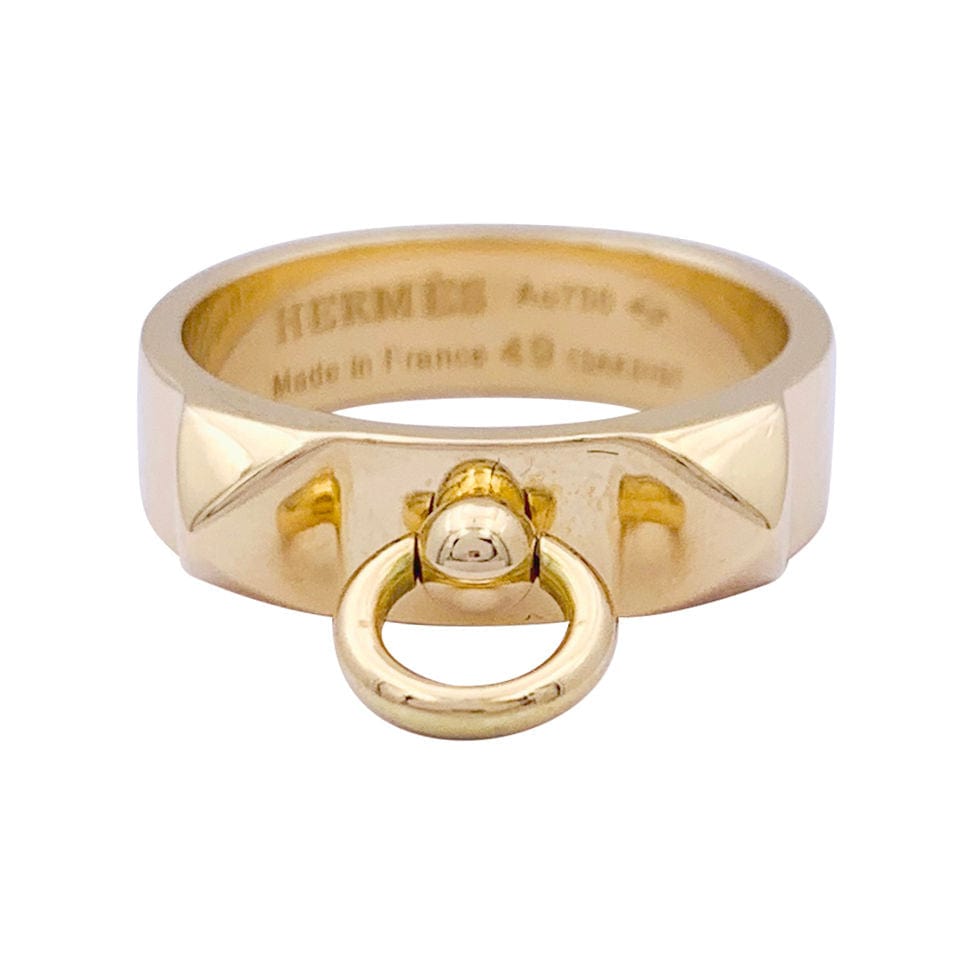 Hermes ring Collier de chien - Luxury jewelry certified - 58 Facettes