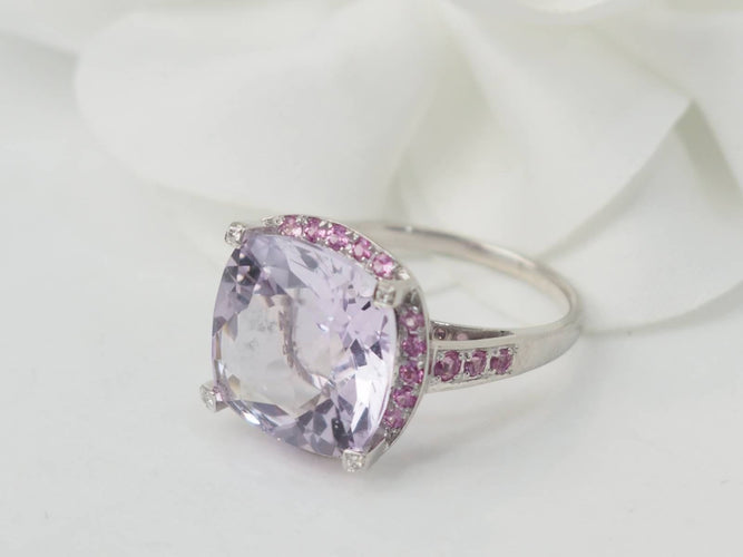 Bague 54 Bague Mauboussin "Couleur d'Amour" en or blanc et Améthyste 58 Facettes 33213