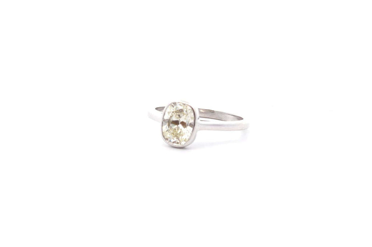 Bague 52 Solitaire diamant de 1,46cts K/VS2 58 Facettes 26456-24441A