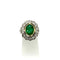 Bague bicolore émeraude et diamants 58 Facettes Z15B51411