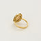 Bague 53.5 Bague en or jaune et corail rose 58 Facettes SOI33272