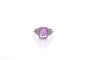 Bague 53 Bague saphir rose de 5,08cts et diamants 58 Facettes 26545-26651