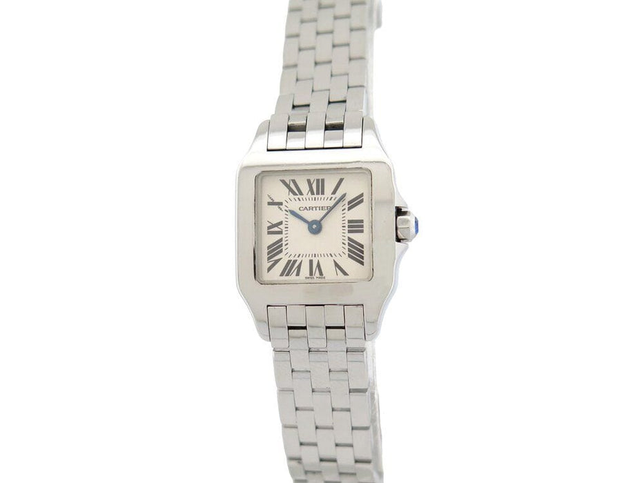 Montre montre CARTIER santos demoiselle 20 mm quartz acier 58 Facettes 263529