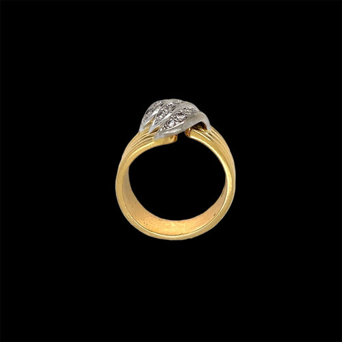 Bague Cartier Trilium Model Diamond Gold Ring 58 Facettes