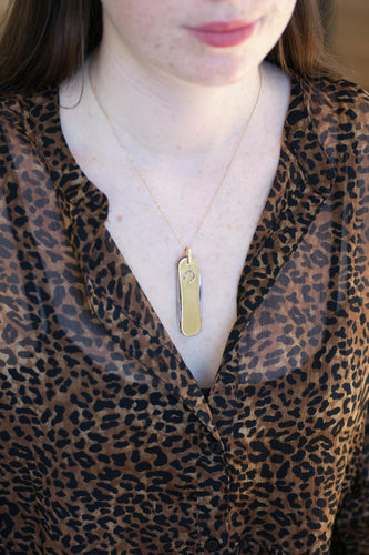 Висулка швейцарско армейско ножче JA Henckels с диамантена подкова от жълто злато