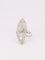 Bague Bague marquise Art-Déco platine diamants taille ancienne 2 ct 58 Facettes J529