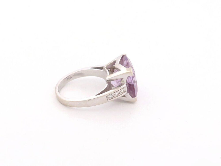 MAUBOUSSIN Ring „Mund der Liebe“ aus Weißgold mit Amethyst und Diamanten