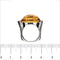 Bague 56 Bague citrine et diamants 58 Facettes 12776