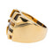 Bague 55 Cartier Bague Chevalière Yjing Or jaune oeil de tigre 58 Facettes 3121450CN