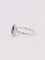 Bague 62 Bague vintage pierre bleue entourage diamants 58 Facettes J525