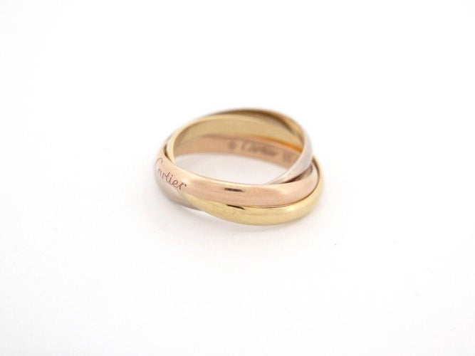 Bague 53 bague CARTIER trinity pm 3 ors 58 Facettes 258778