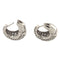 Boucles d'oreilles Boucles d'oreilles en or blanc avec diamants taille brillant et huit-huit 58 Facettes G3775