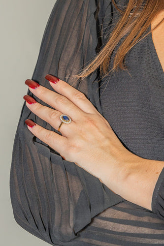 Bague 52 Bague Or jaune Saphir 58 Facettes 3323514CN