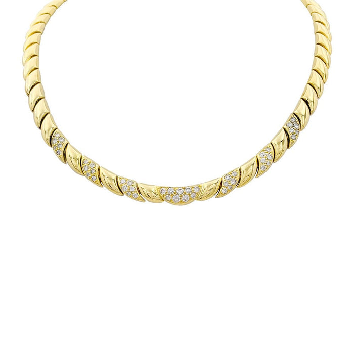 Collier Collier Patek Philippe or jaune, diamants. 58 Facettes 34016