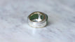 Bague 52 Bague puiforcat par andré vassort jade sur or jaune et argent 58 Facettes