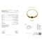 Collier Collier tubogas vintage, or jaune, émeraude, diamants. 58 Facettes 33792