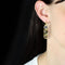 Boucles d'oreilles Boucles d'oreilles poissardes émail or jaune 58 Facettes 25-105