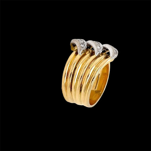 Bague Cartier Trilium Model Diamond Gold Ring 58 Facettes