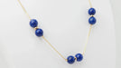 Collier Collier or jaune lapis lazulli 58 Facettes 32776