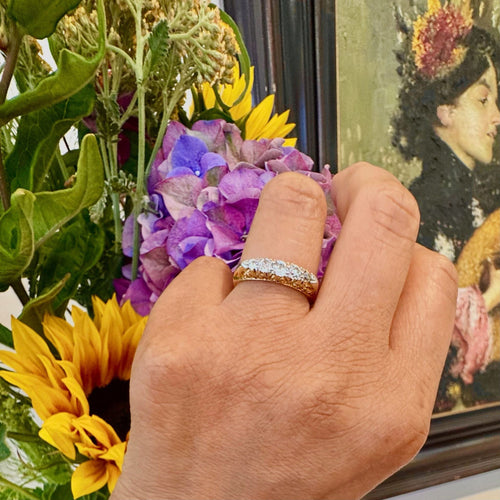 Bague 54 Bague rangée d'or et de diamants 58 Facettes ABC794FCE91E4FDFA54DF932F88E235B