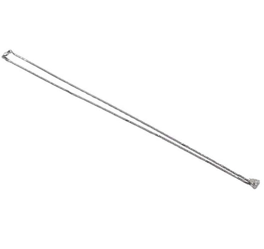 Collier Pendentif et collier diamant poire 0,75 ct en or blanc 18k 58 Facettes Q387B