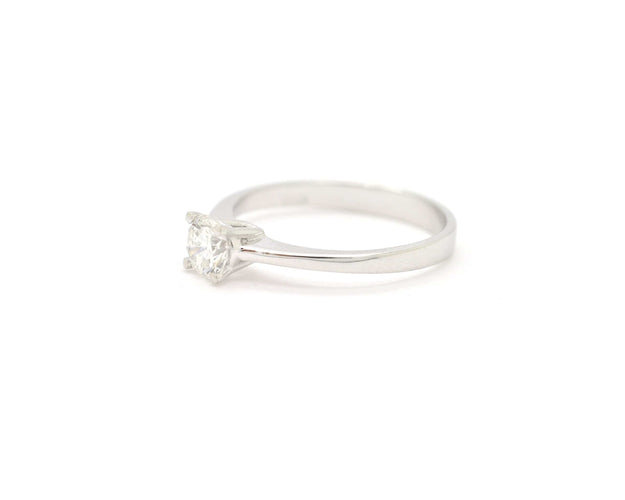 Bague Bague solitaire avec diamant certifié de 0,50 ct 58 Facettes